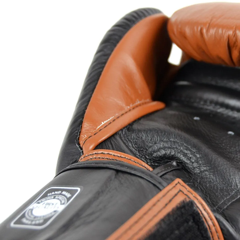 BGVL3-2T Twins 2-Tone Brown-Black Boxing Gloves