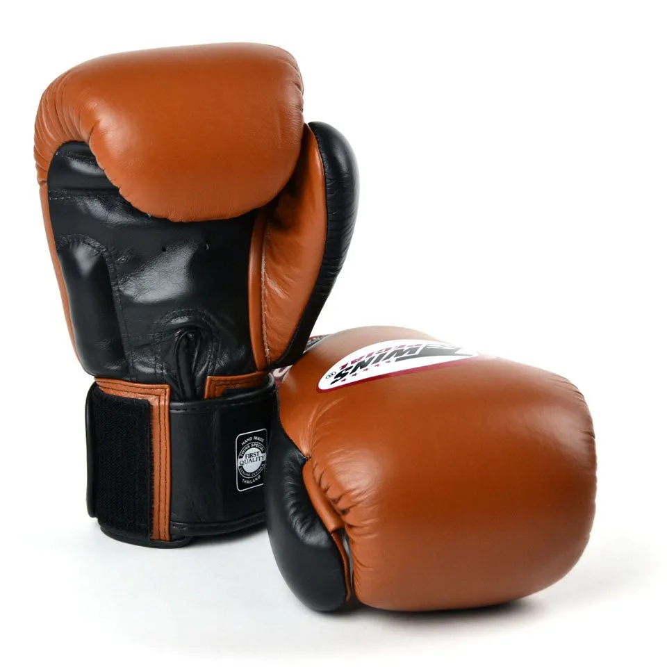 BGVL3-2T Twins 2-Tone Brown-Black Boxing Gloves