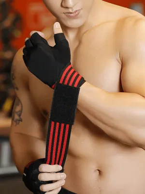 Breathable Non-Slip Elastic Men's Gloves With Adjustable Clasp For Training - SF0832