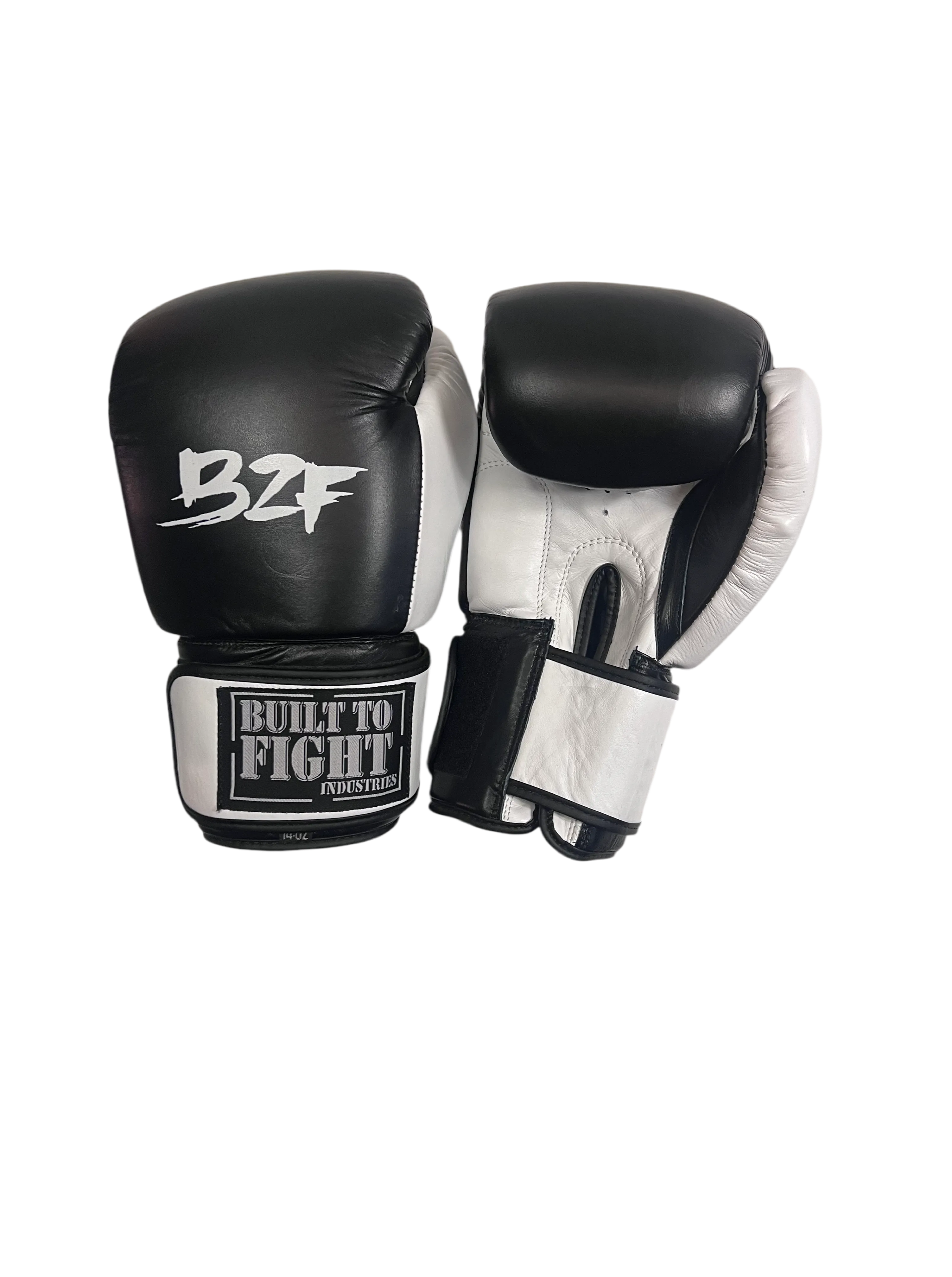 BTF Thai Style Boxing Gloves Black/White