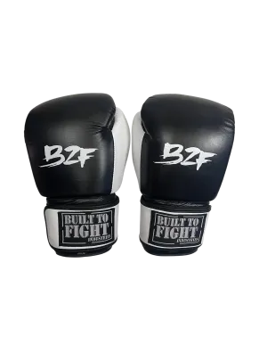 BTF Thai Style Boxing Gloves Black/White