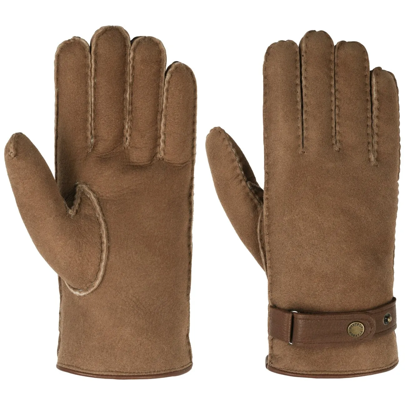 Deerskin Lambswool Gloves by Stetson