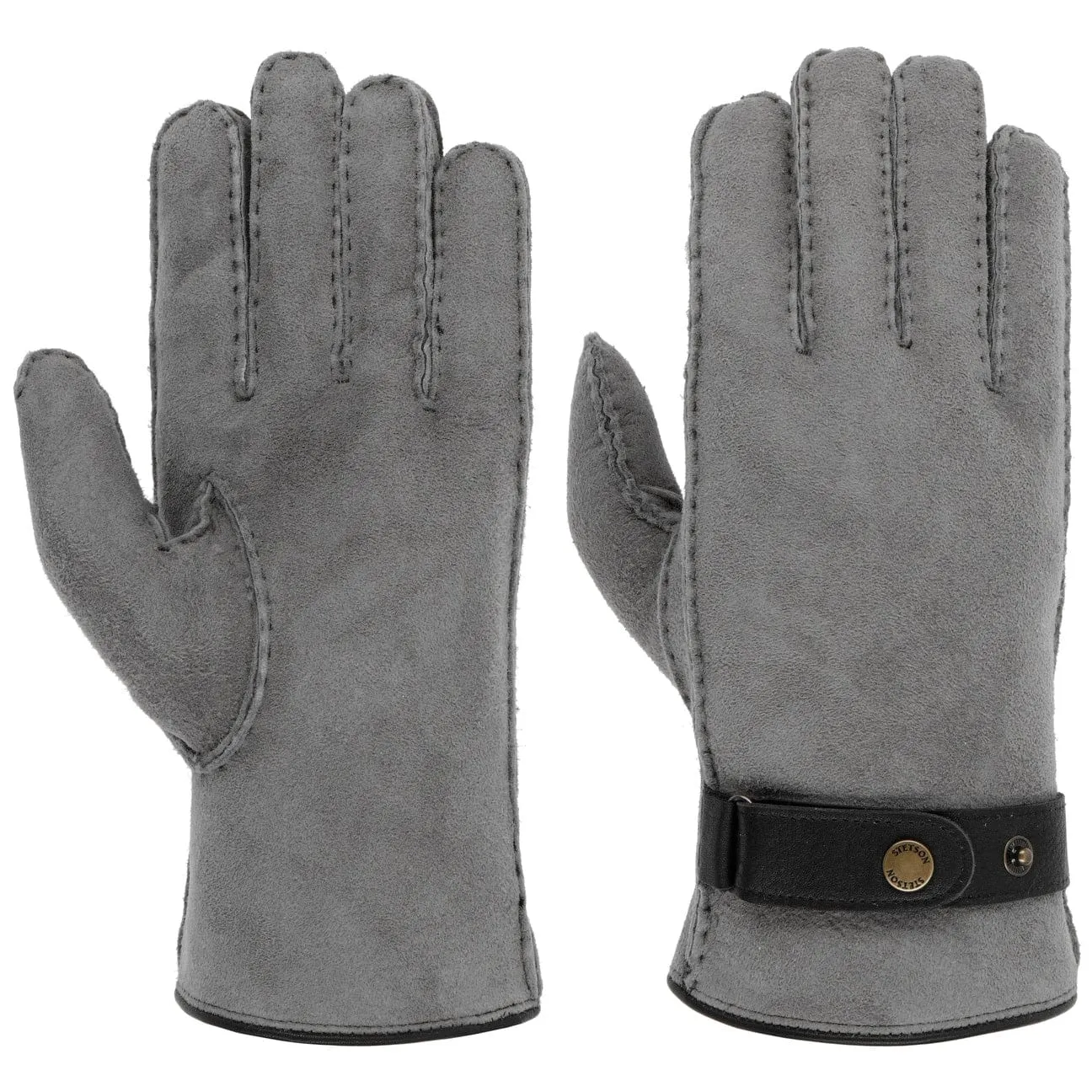 Deerskin Lambswool Gloves by Stetson