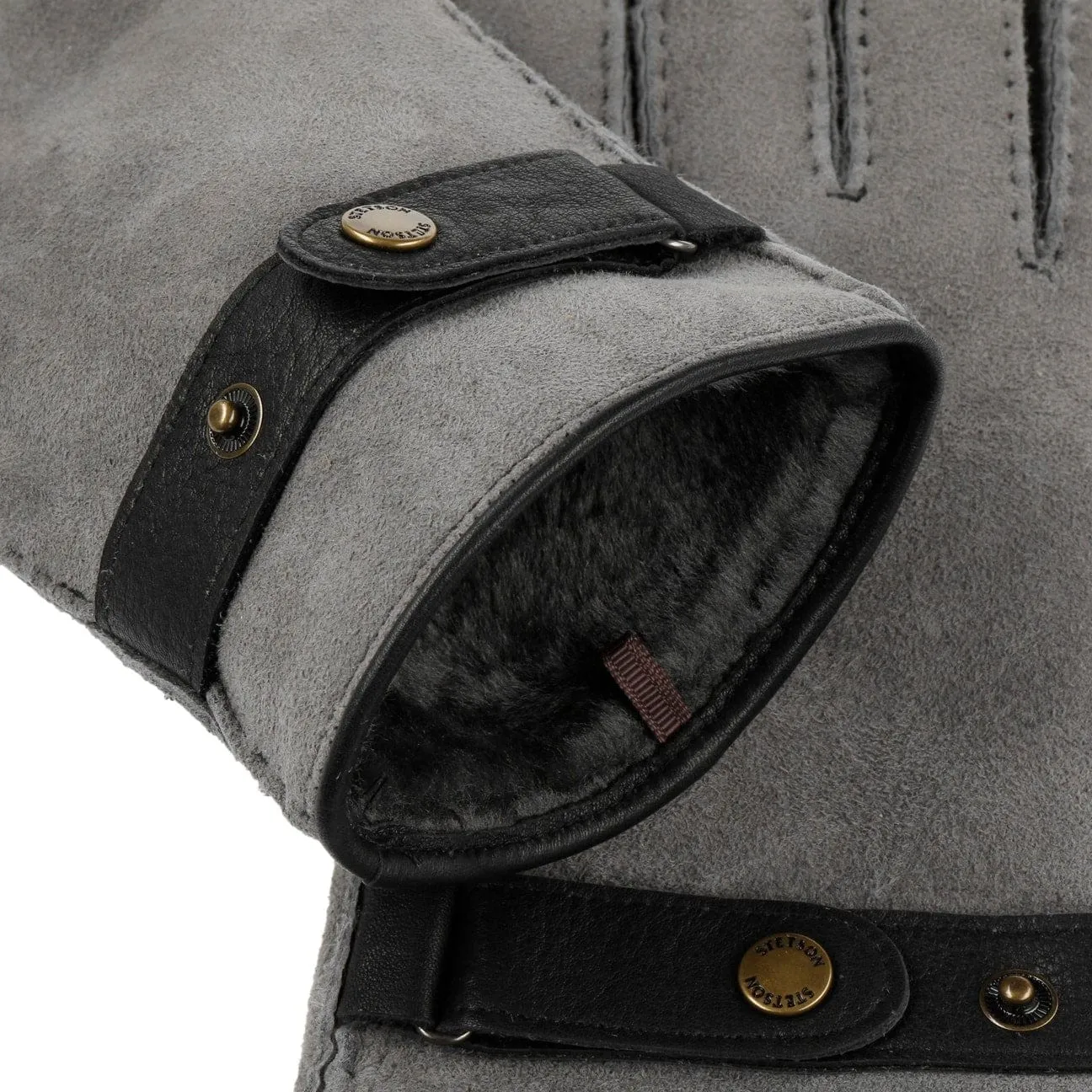 Deerskin Lambswool Gloves by Stetson