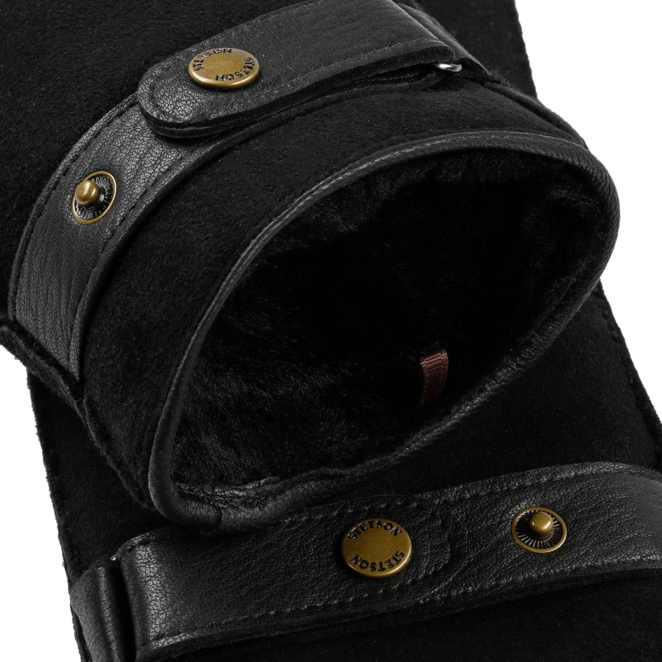 Deerskin Lambswool Gloves by Stetson