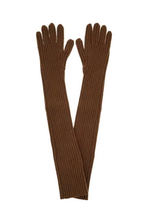 Dries Van Noten Long Virgin Wool Gloves