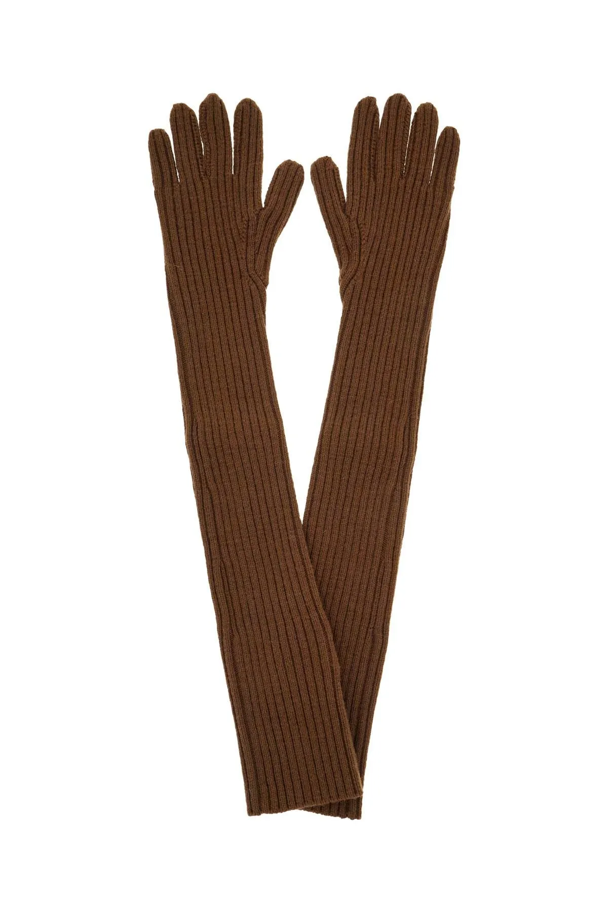 Dries Van Noten Long Virgin Wool Gloves