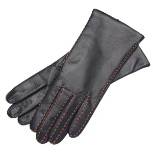 Foligno Blue navy with Camel Leather Gloves