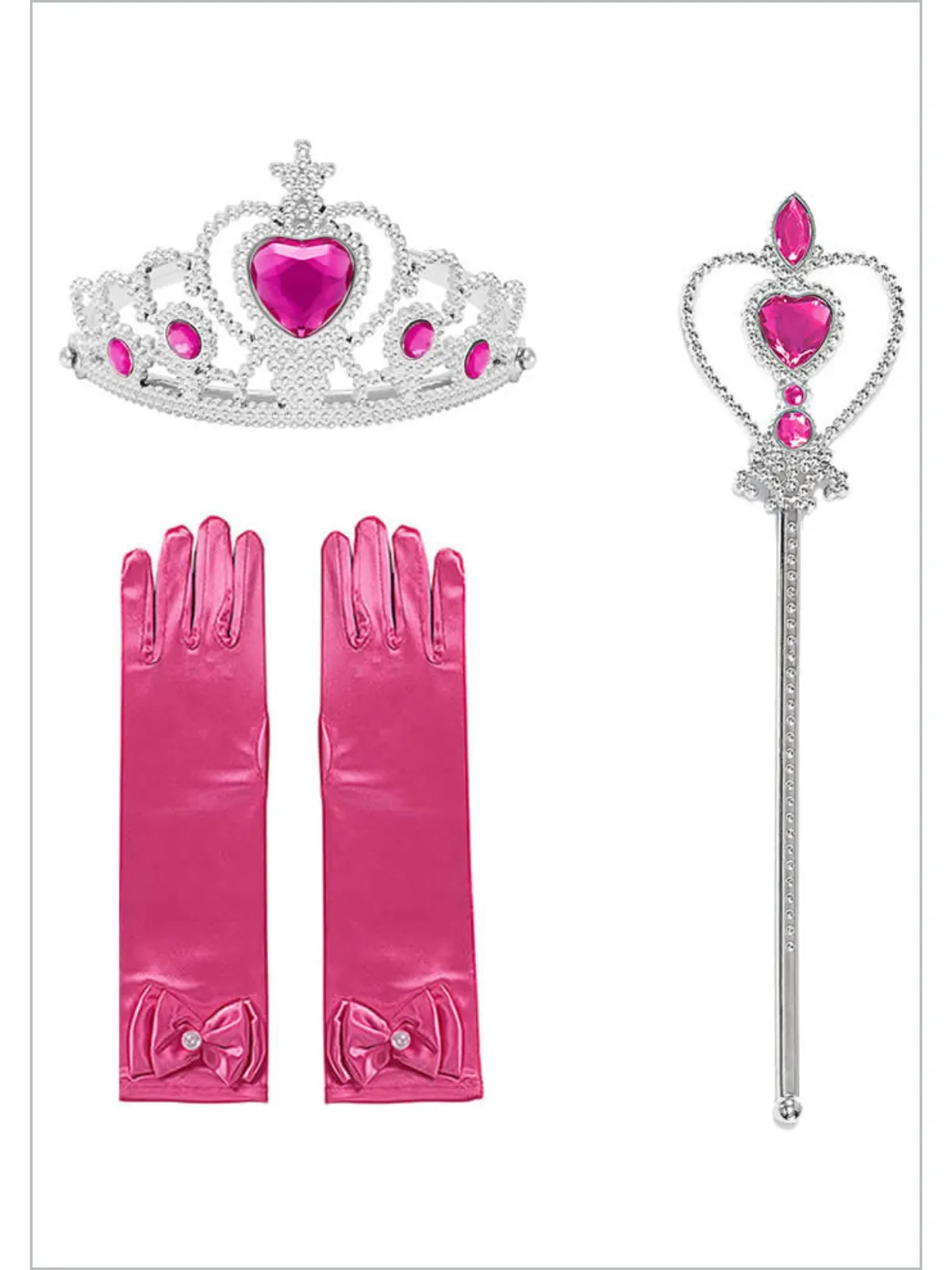 Forever Radiant Sleeping Beauty Crown, Wand and Gloves Set