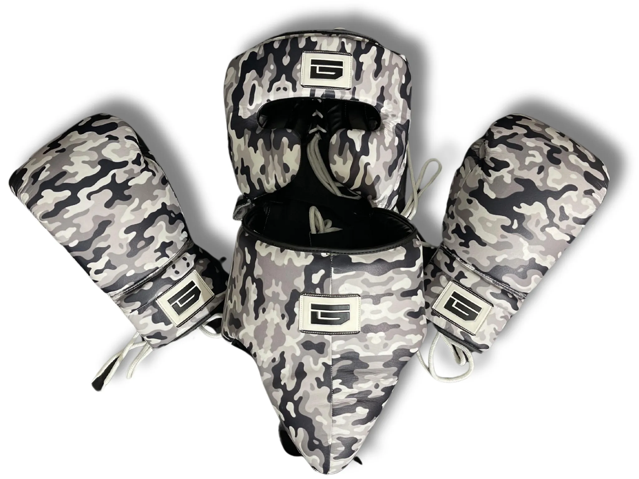 Grey Camo Boxing Set