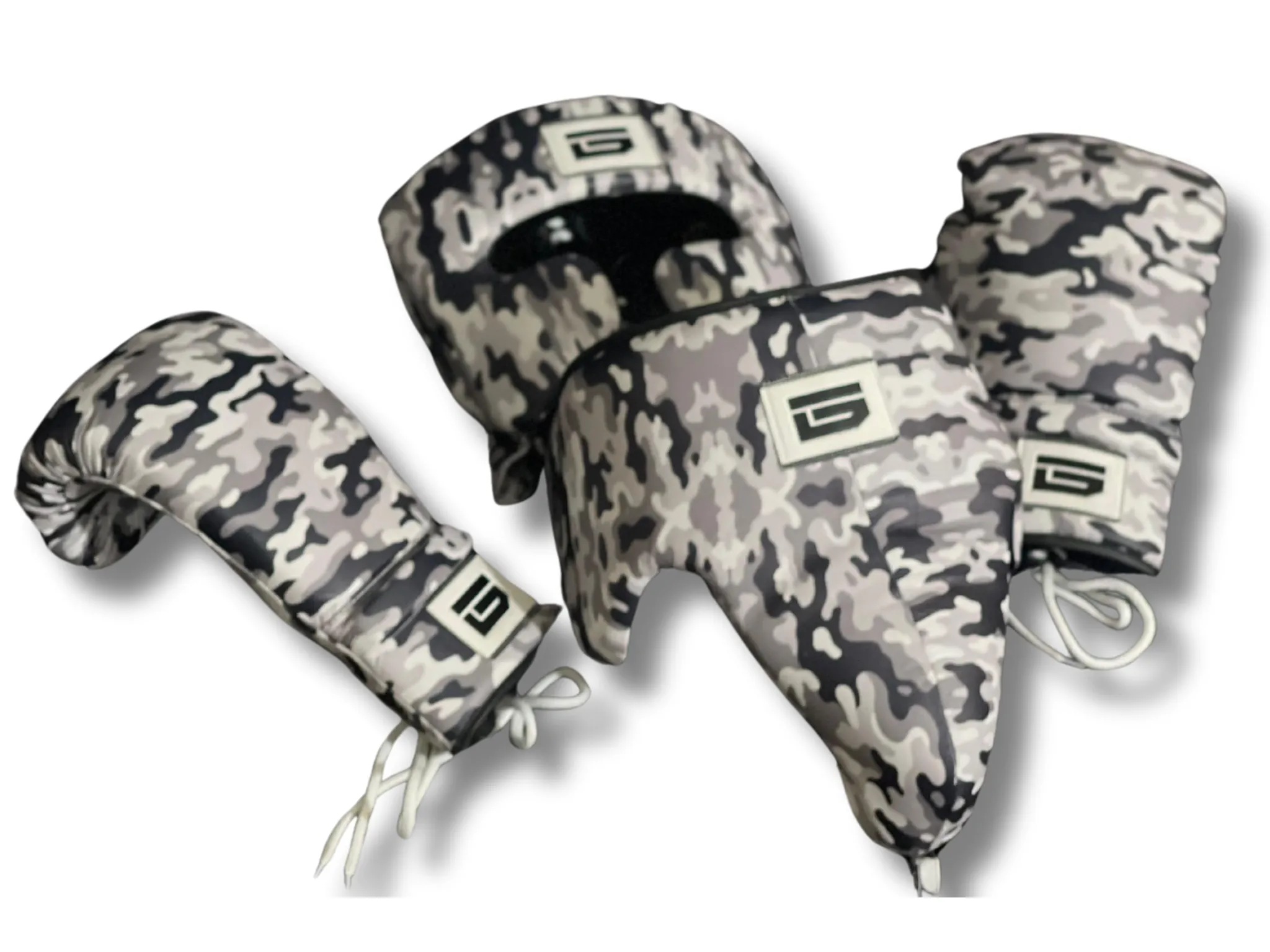 Grey Camo Boxing Set
