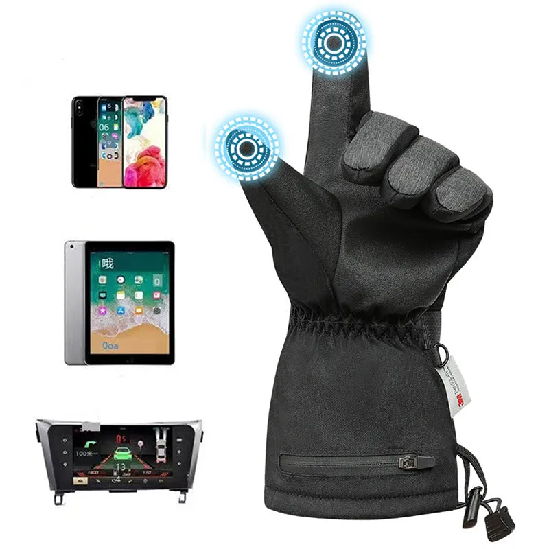 Heated Waterproof Motorcycle Gloves