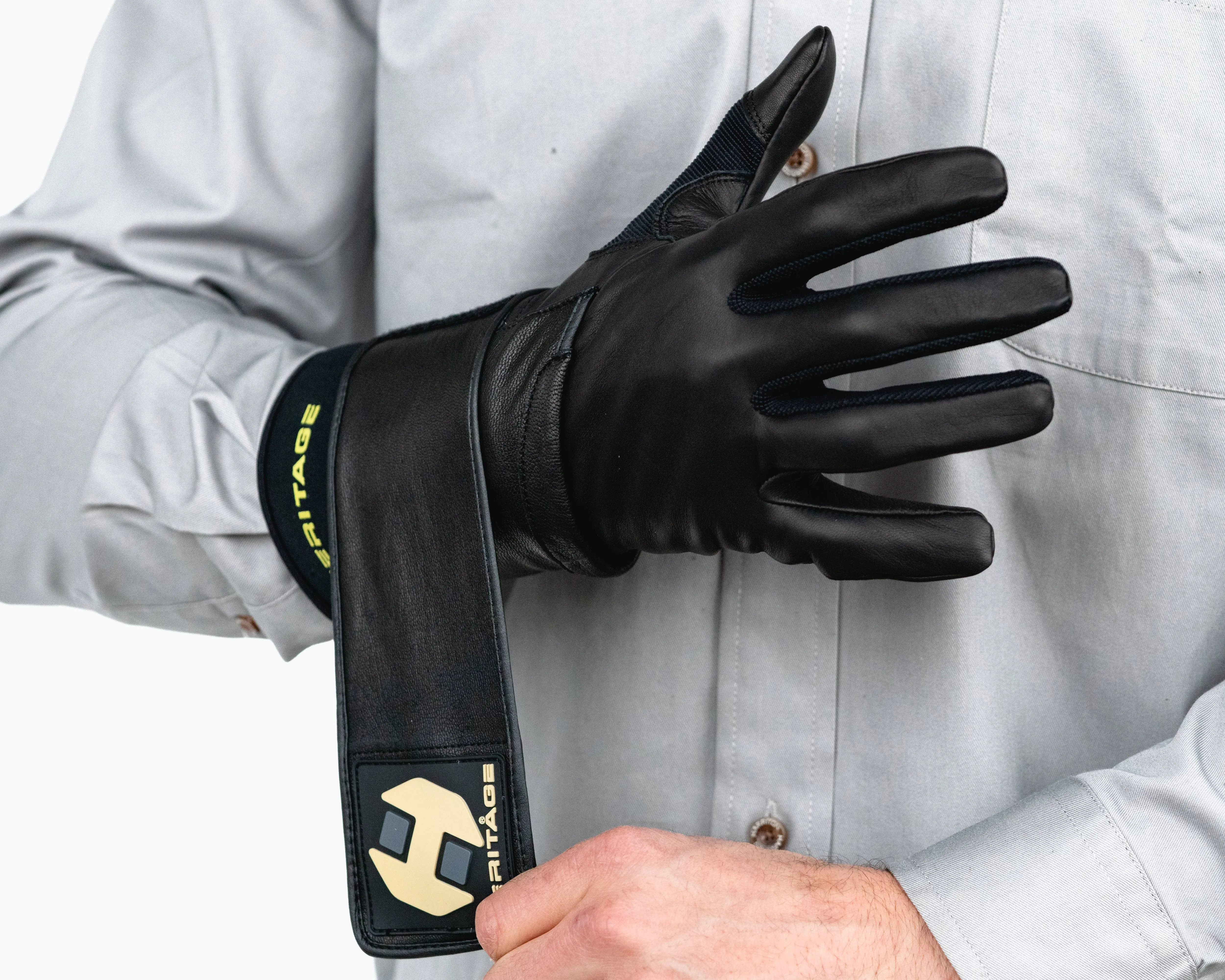 Heritage Adult Wrist Wrap Bull Riding Glove
