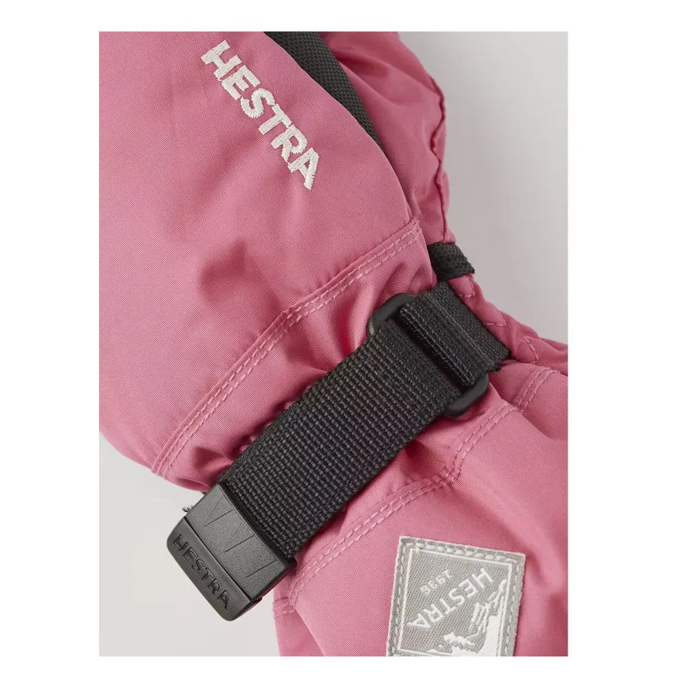 Hestra Gauntlet Czone Kids Ski Mittens - Fuchsia/Ivory (32531)