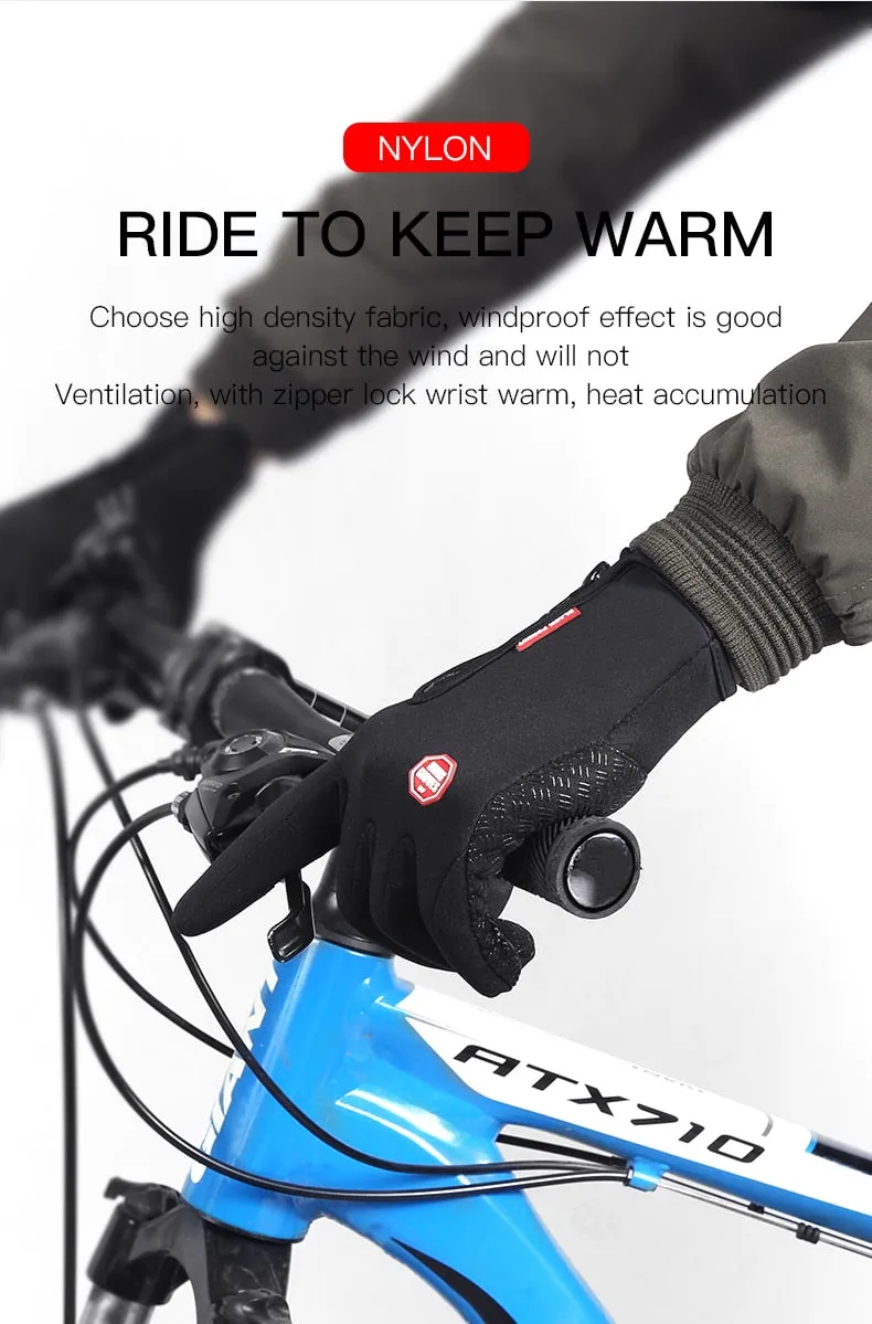 HI BLACK Kid's Snowboard Gloves With Zipper