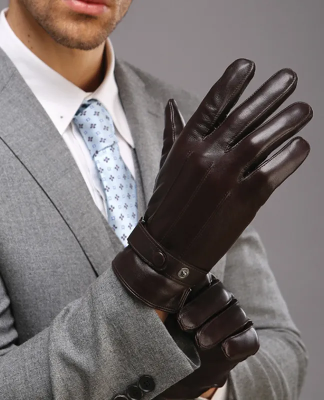 Houndsthroot Men Leather Glove