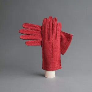 Ladies Dress Gloves from Red Carpincho Leather