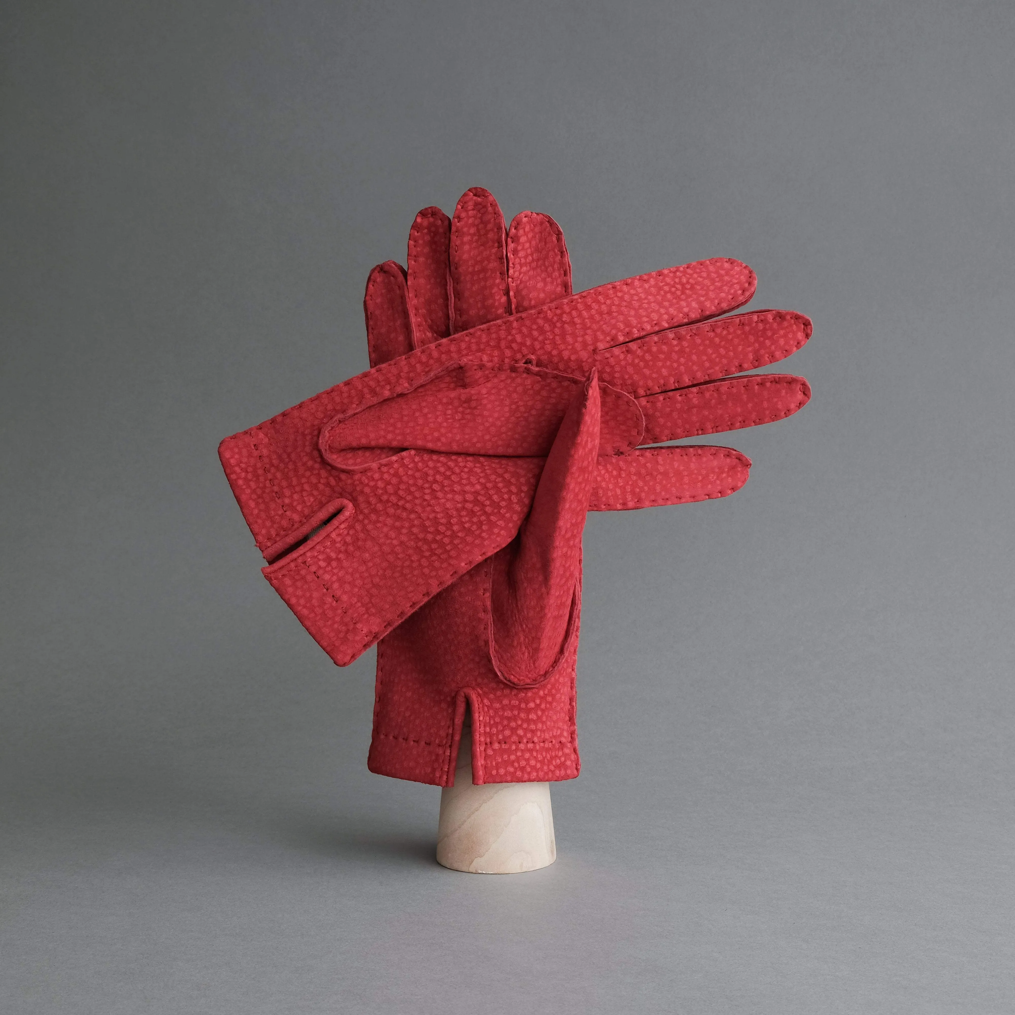 Ladies Dress Gloves from Red Carpincho Leather