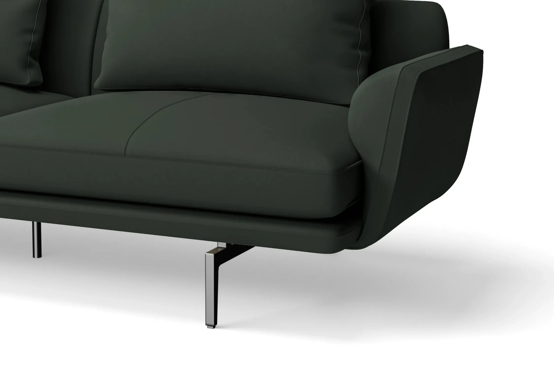 Legnano Armchair Green Leather