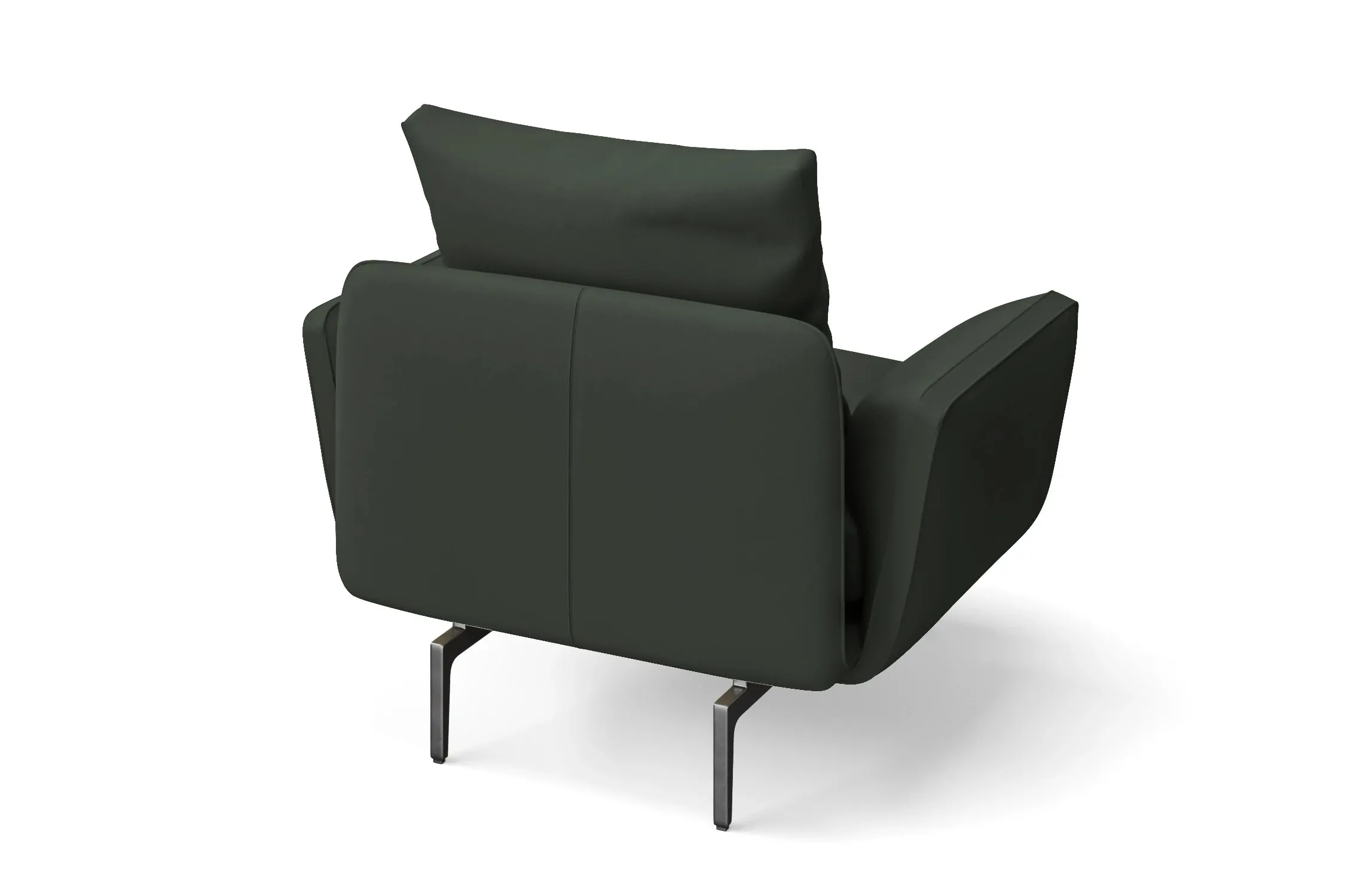 Legnano Armchair Green Leather