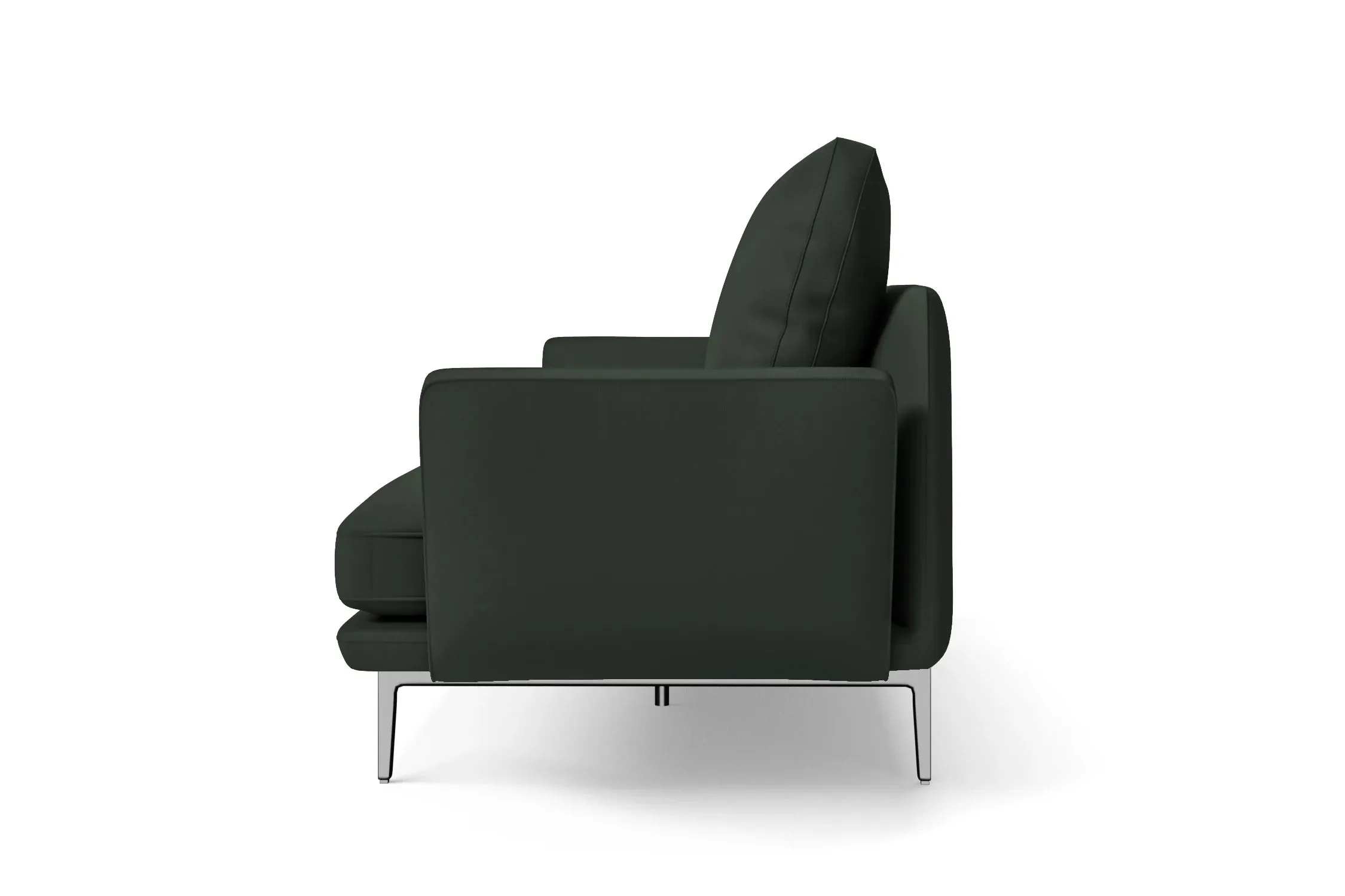 Legnano Armchair Green Leather