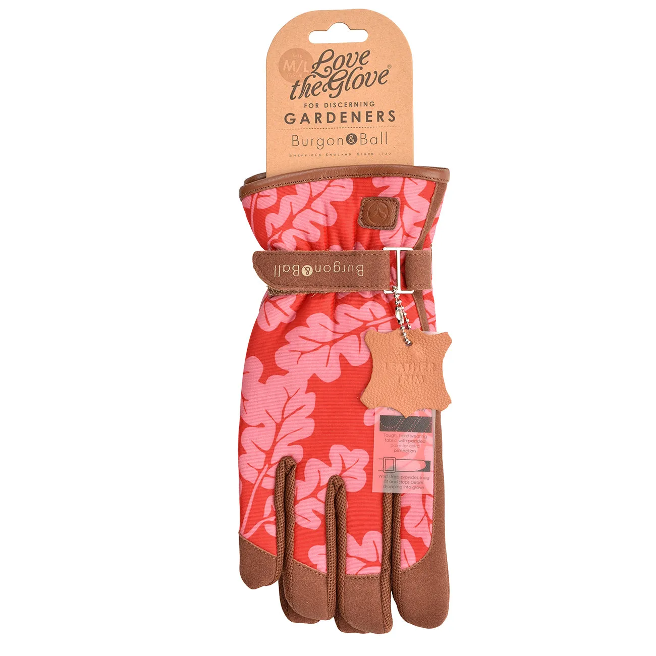 Love The Glove - Oak Leaf Poppy - M/L