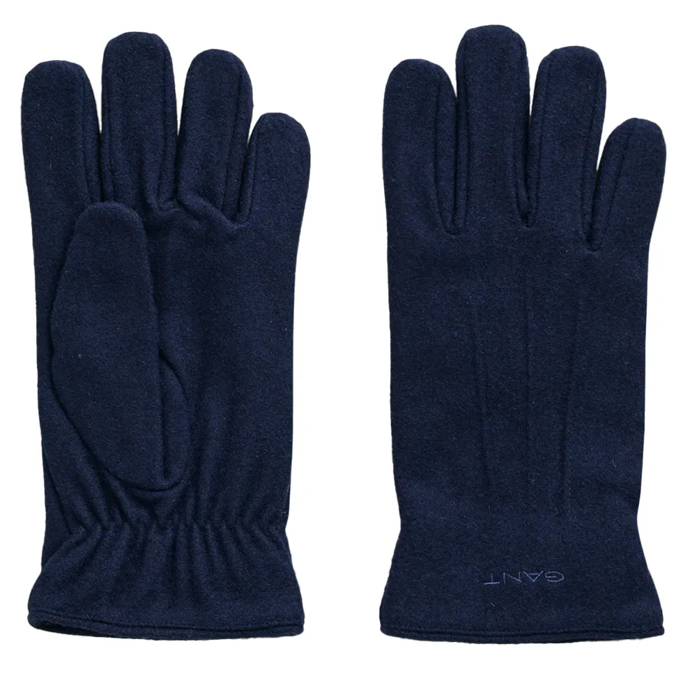 Melton Gloves, Navy