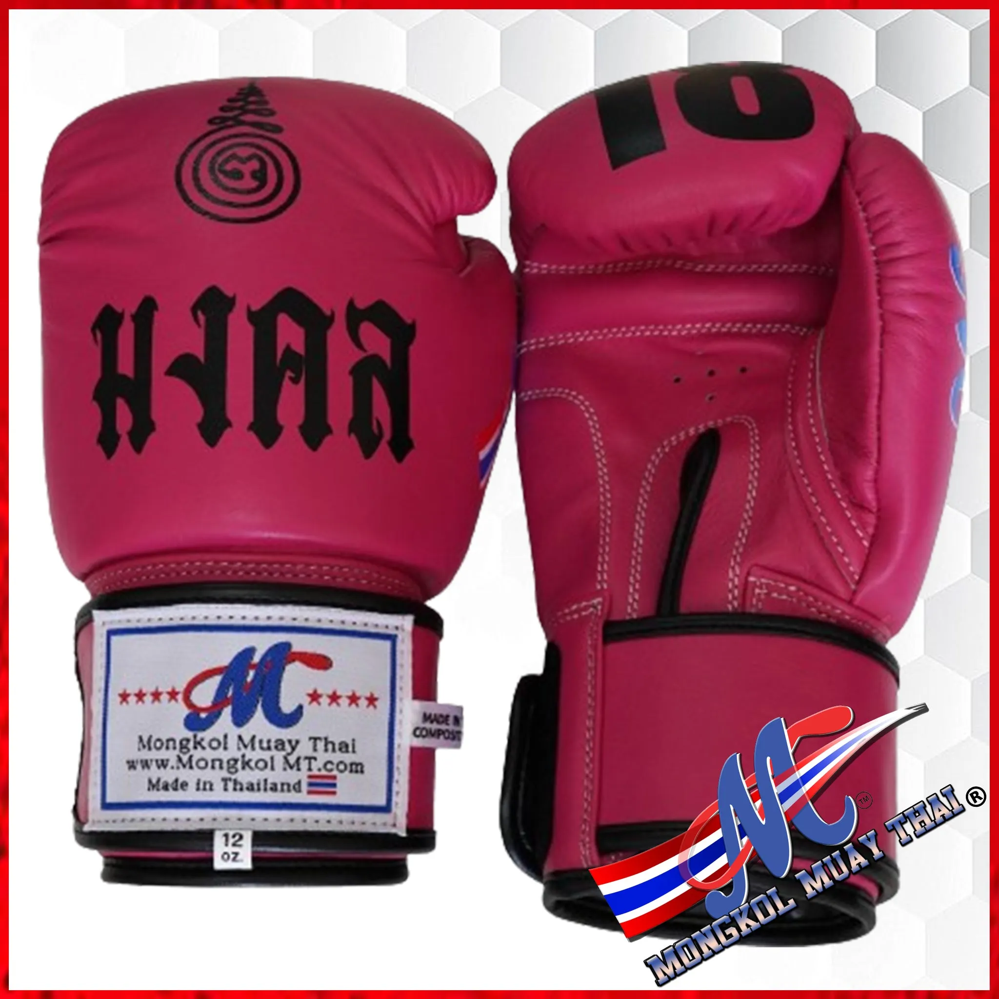 Mongkol Boxing gloves Pink color 12oz. New arrival