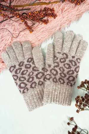 One Pair The Catskills Smart Touch Gloves, Beige