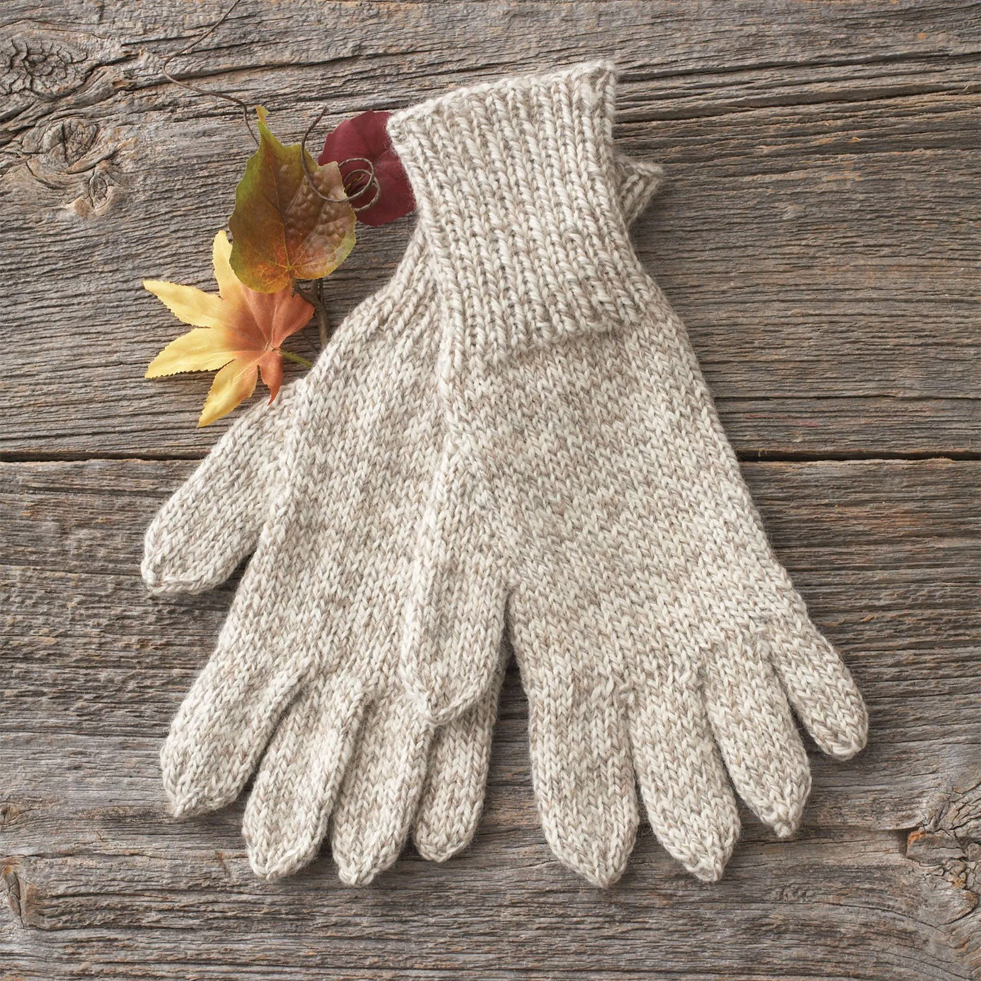 Patons In the Woods Family Knit Gloves