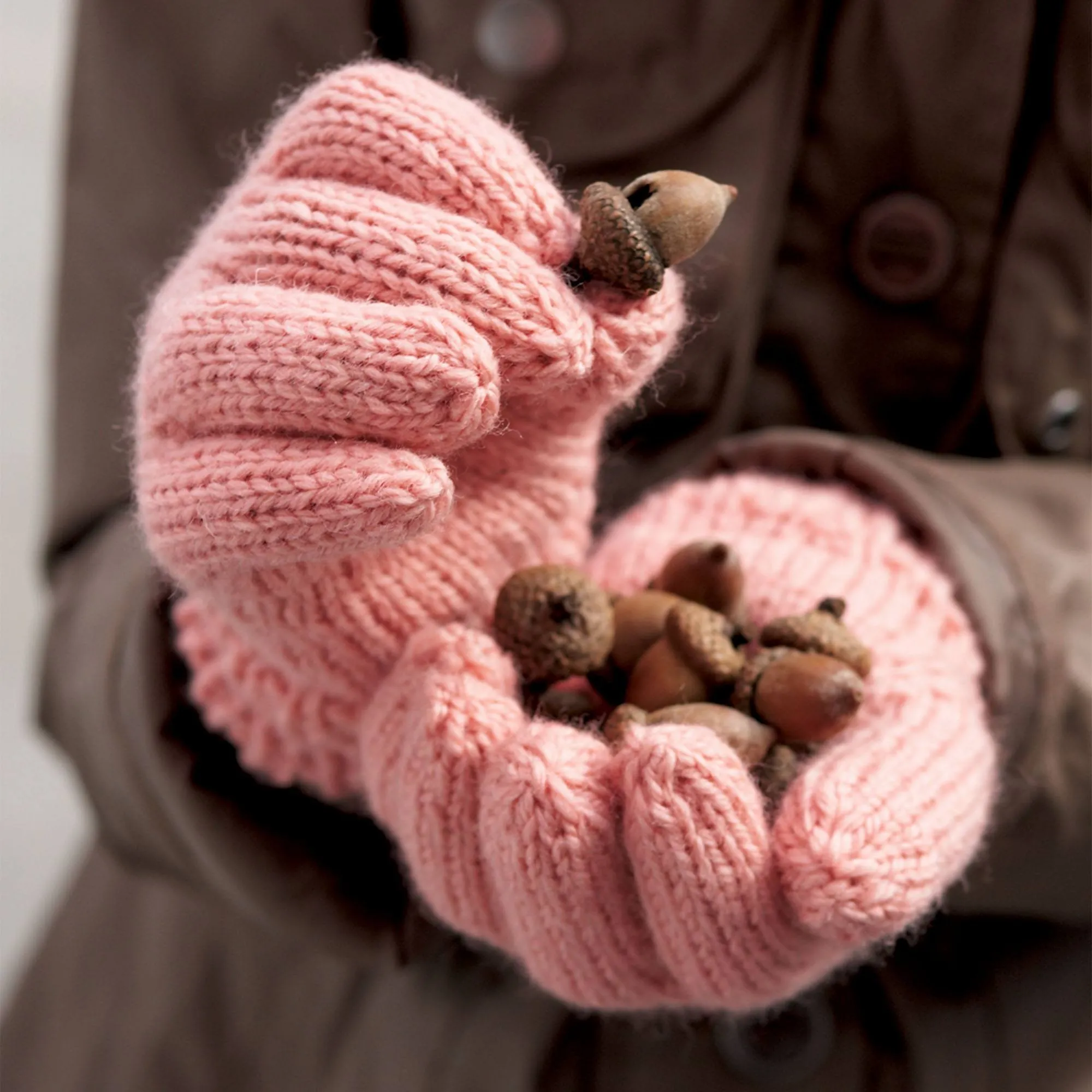 Patons In the Woods Family Knit Gloves