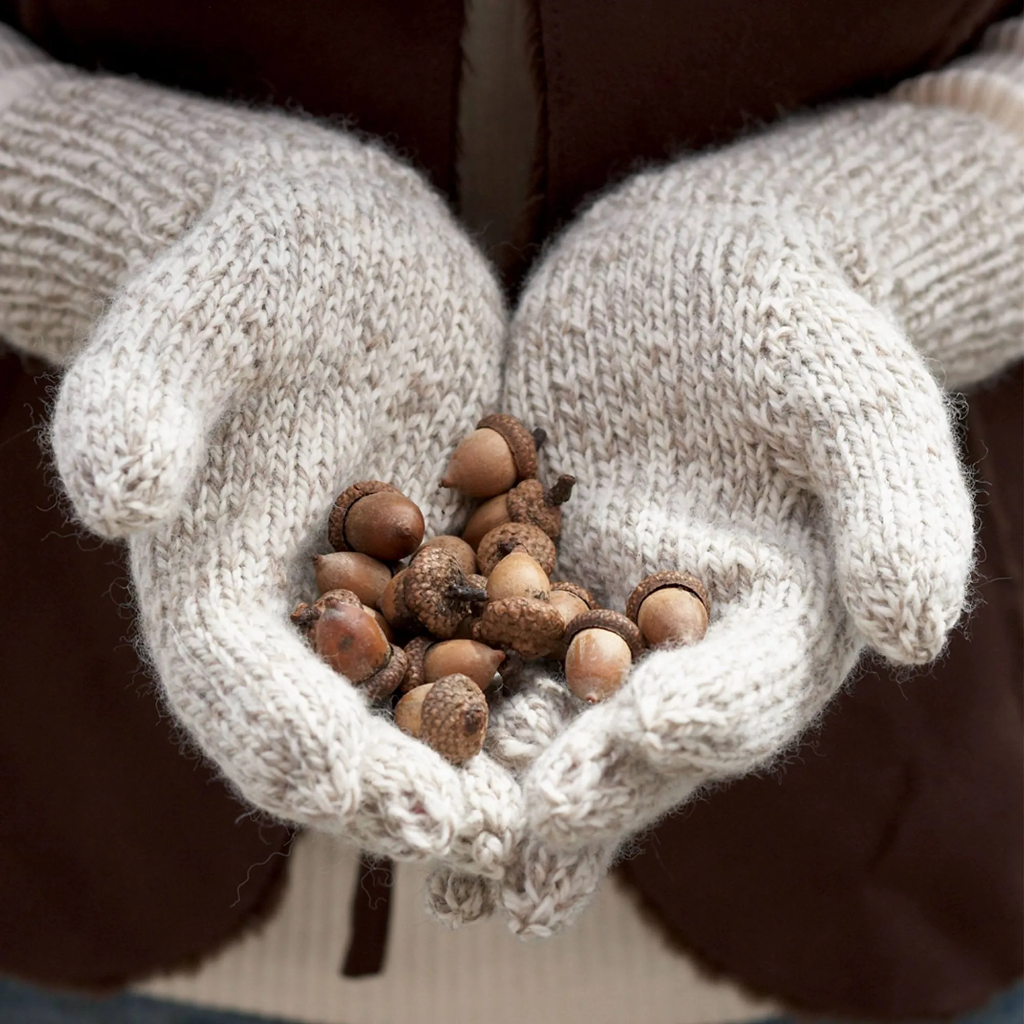 Patons In the Woods Family Knit Gloves