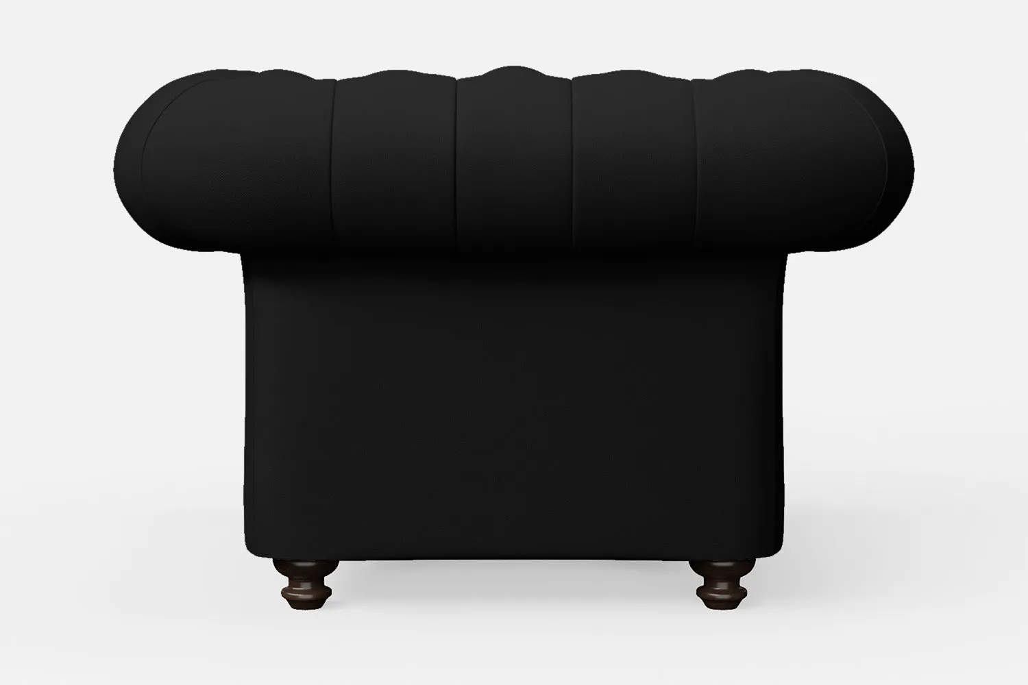 Pesaro Armchair Black Leather