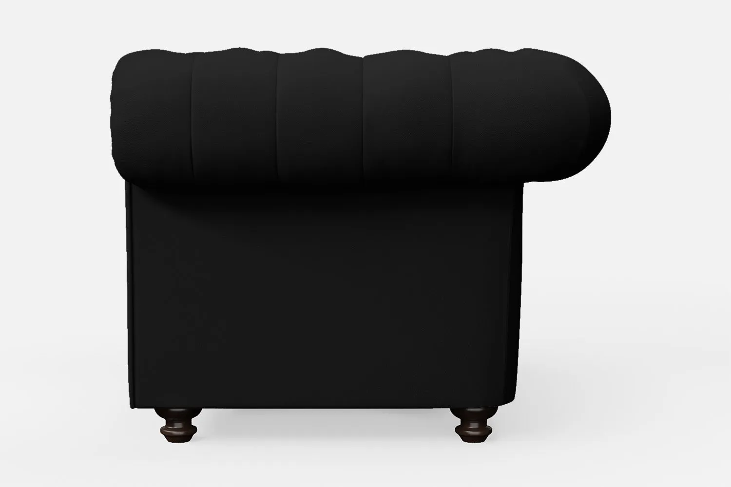 Pesaro Armchair Black Leather