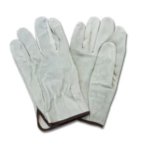 Safety Zone® Cow Grain Split Leather Gloves (S, M, L & XL Available) - Case of 120 Pairs