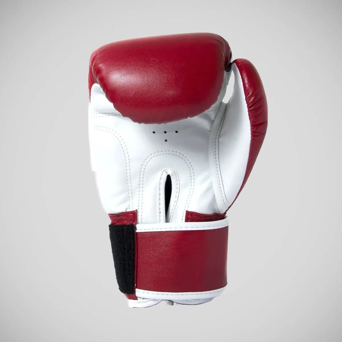 Sandee Sport Hook and Loop Fastening 2 Tone Boxing Gloves White/Red