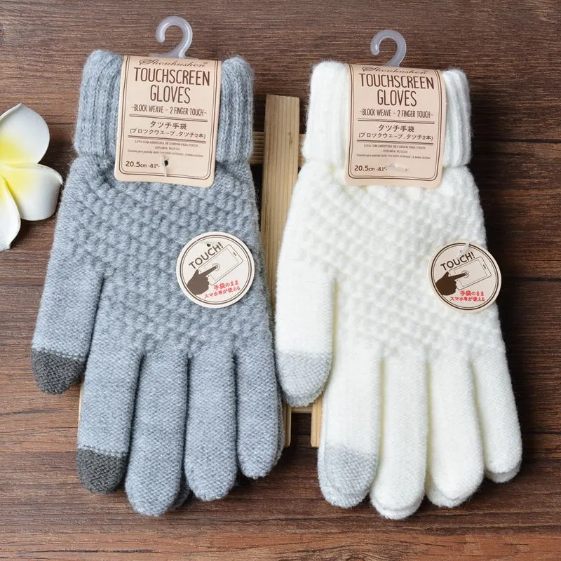 Touch Screen Gloves - Cosy Knitted