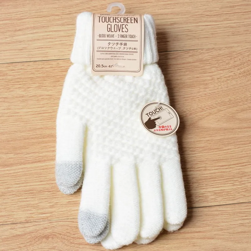 Touch Screen Gloves - Cosy Knitted