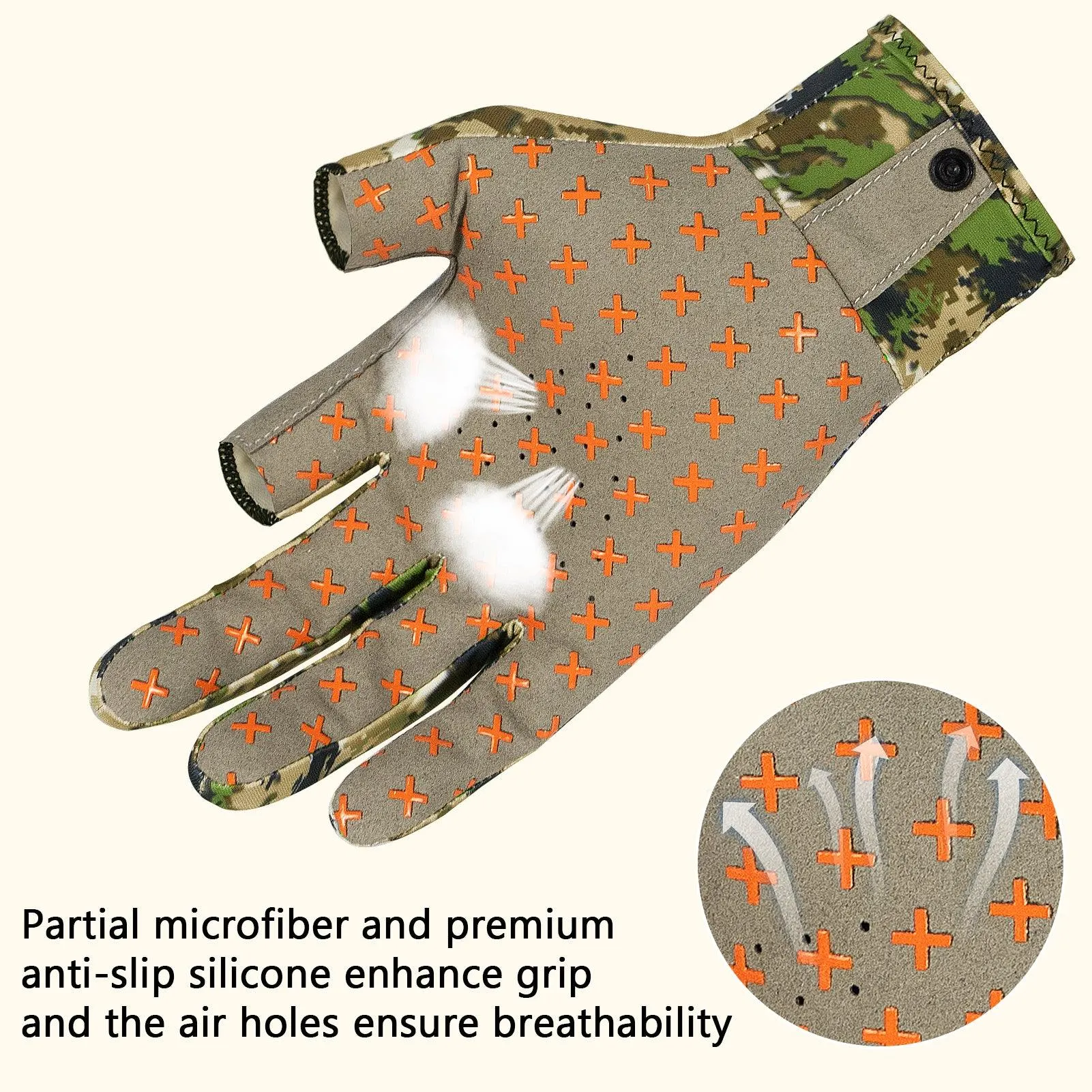 Unisex Fingerless Early Season Hunting Gloves HG03