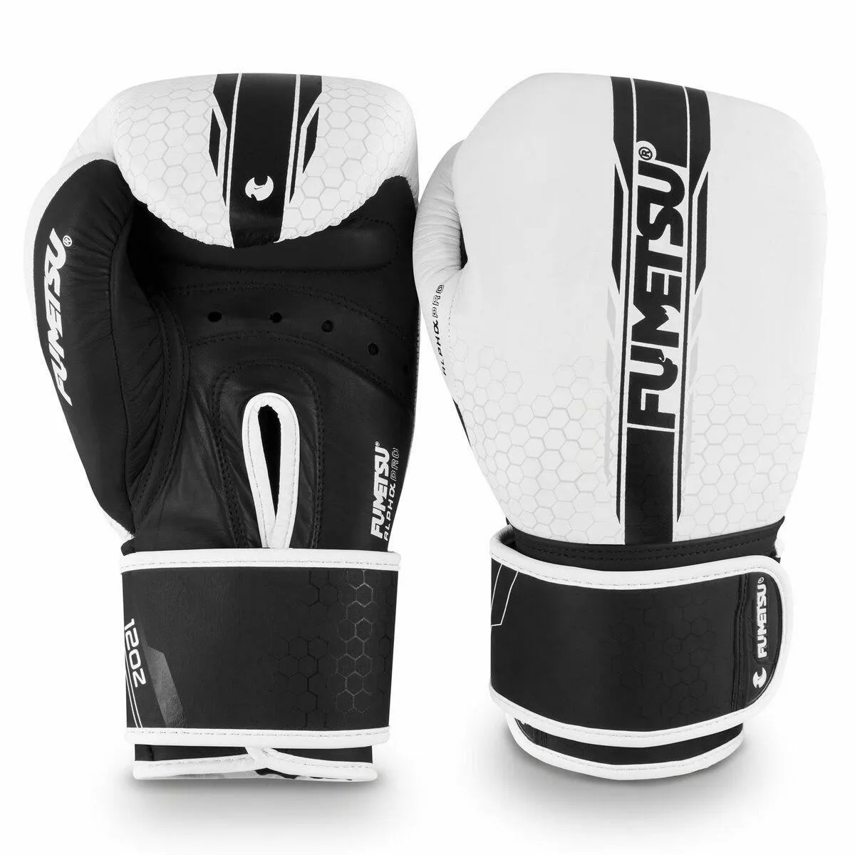 White Fumetsu Alpha Pro Boxing Gloves