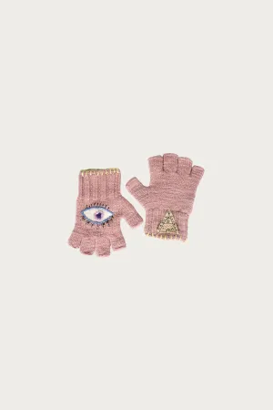Wool FOLKTALE Gloves(SPEAKEASY) - Pink